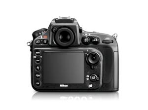 Nikon D800 - Vue de dos