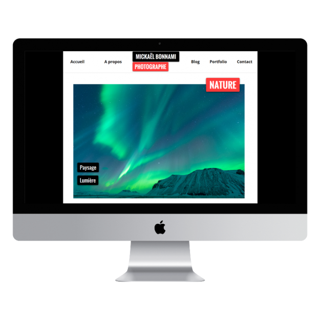 Site web Mickaël Bonnami Photographe - Sport - Nature - Animalier