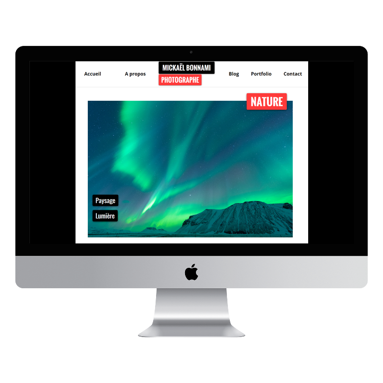 Site web Mickaël Bonnami Photographe - Sport - Nature - Animalier