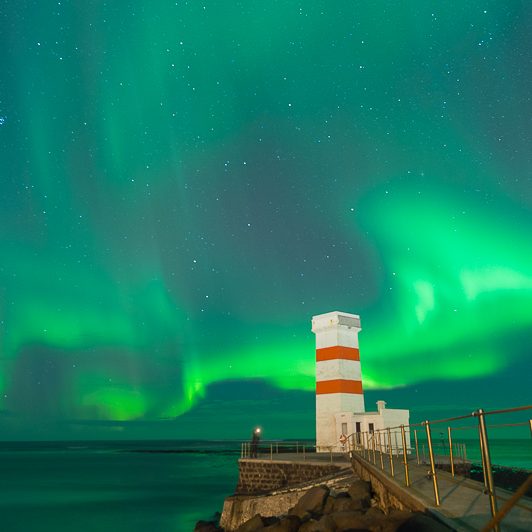 Aurores Boréales - Islande - Aurora Borealis - Garður - Mickaël Bonnami Photographe