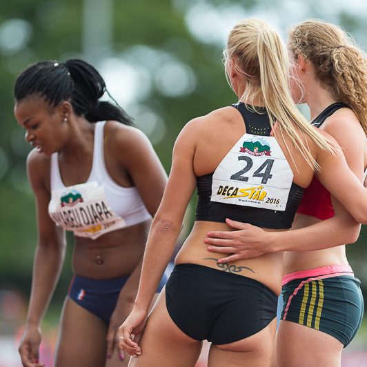 Décastar 2016 - Talence - Heptathlon - Noor Vidts - Nadine Broersen - Mickaël Bonnami Photographe