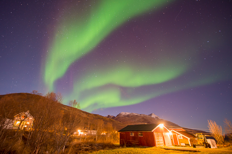 Les aurores boréales en Norvège 