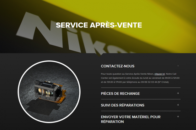 SAV Nikon - Photographes pros - Paris