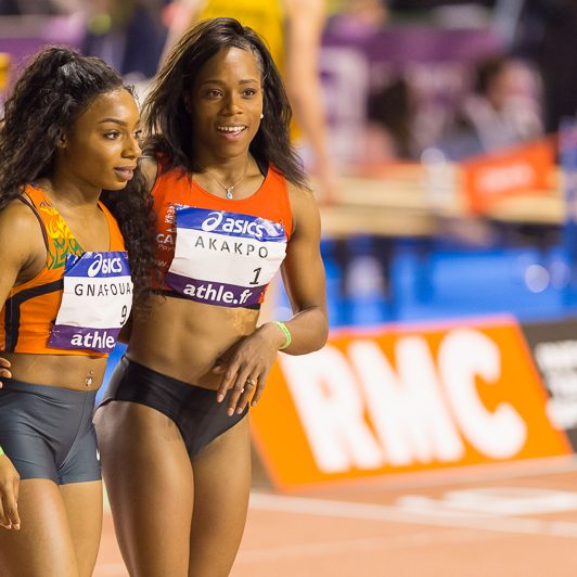 Championnats de France Athlétisme 2017 - Femmes - Bordeaux - Stella Akakpo - Gnafoua Floriane