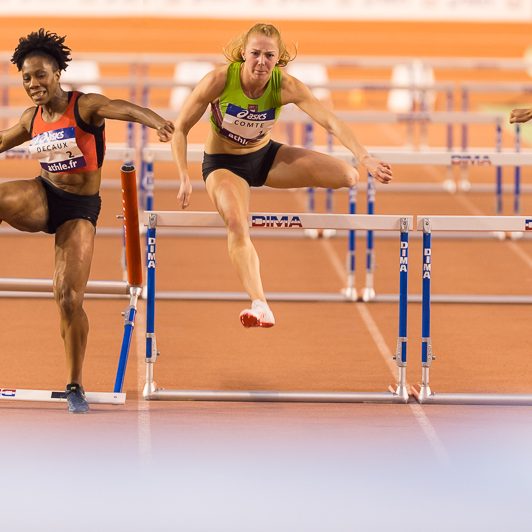 Championnats de France Athlétisme 2017 - Femmes - Bordeaux - Sandra Sogoyou - Coralie Comte - Alice Decaux