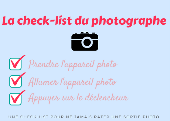 Check-list du photographe - Mickaël Bonnami Photographe