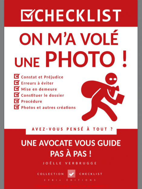 On m'a volé une photo - Checklist - Joëlle Verbrugge - Couverture
