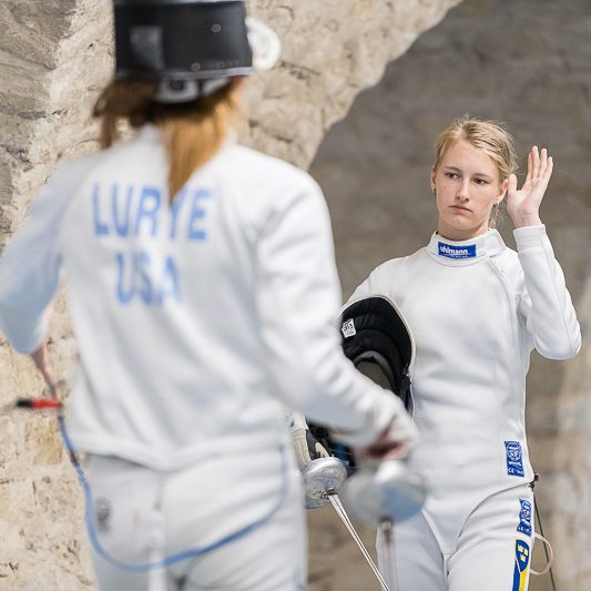 Escrime Bordeaux (22) Challenge international Bordeaux - Escrime - Épée - Sophie Engdahl - Sarah Lurye