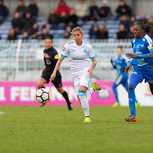 Soyaux-Marseille D1 (10) Soyaux-Marseille - Football - Championnat D1 Féminine - Lalia Storti - Siga Tandia
