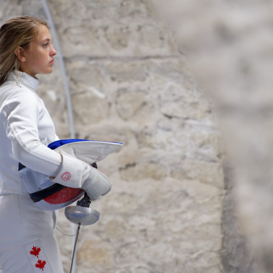 Tournoi international d'escrime - Bec Bordeaux - Ariane Léonard