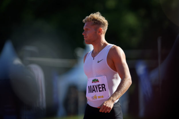 Décastar 2018 - Kévin Mayer - 100m - 16 septembre 2018 Kévin Mayer bat le record du monde de décathlon avec 9126 points