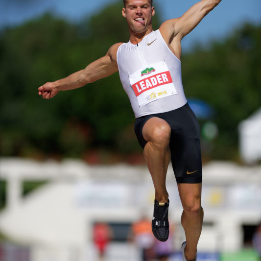 Decastar 2018 (10) Décastar 2018 - Kévin Mayer - Longueur - 16 septembre 2018 Kévin Mayer bat le record du monde de décathlon avec 9126 points