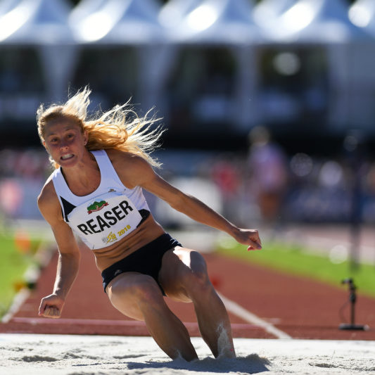 Decastar 2018 (6) Décastar 2018 - Allison Reaser - Longueur - 16 septembre 2018 Kévin Mayer bat le record du monde de décathlon avec 9126 points