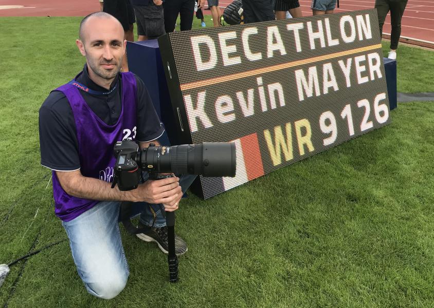 Mickaël Bonnami Photographe de sport - 16 septembre 2018 Kévin Mayer bat le record du monde de décathlon avec 9126 points
