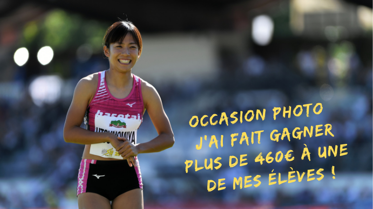 Occasion photo – J’ai fait gagner plus de 460€ à une de mes élèves Occasion photo : J'ai fait gagner plus de 460€ à une de mes élèves !