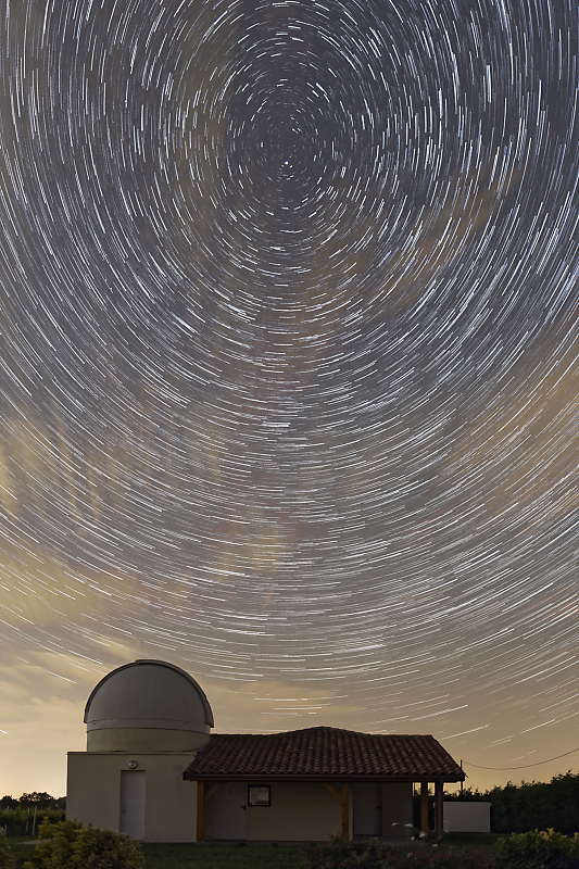 Astrophoto - Circumpolaire - Observatoire de Vayres - Véga de la Lyre