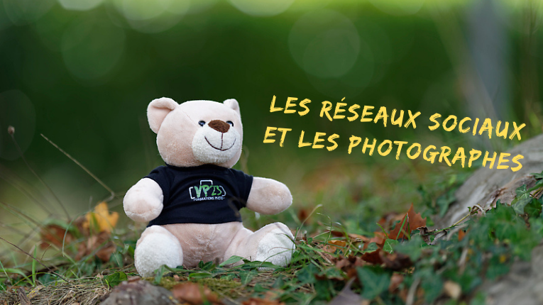 Les réseaux sociaux et les photographes Ourson - Konny - Mascotte VP23 - Cours photo VP23 - Les réseaux sociaux et les photographes