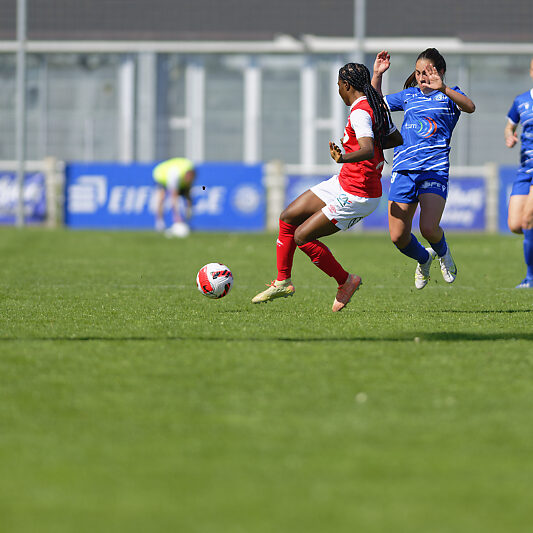 Soyaux-Reims - Football - Tournage Empara - D1 Arkema - Football féminin