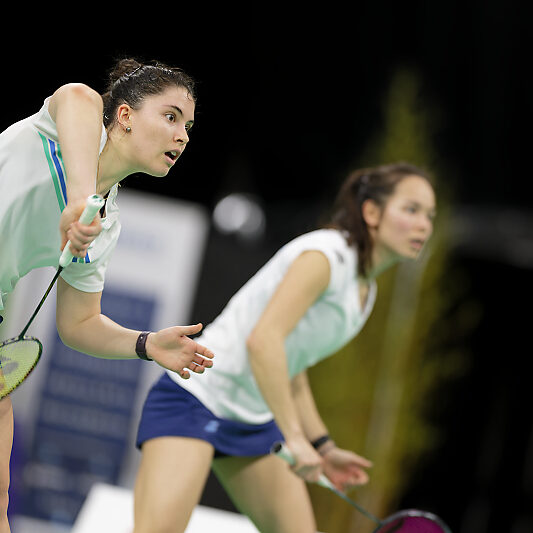Championnats de France Badminton 202200017 Championnats de France Badminton 2022 - Boulazac - Anne Tran - Margot Lambert