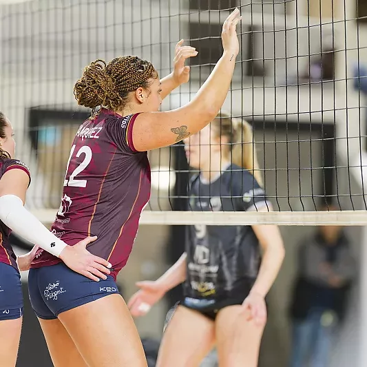 Burdis Bordeaux - Saint-Dié-des-Vosges - Volley-ball - Mélinda Hanquiez - Daniela Nielson