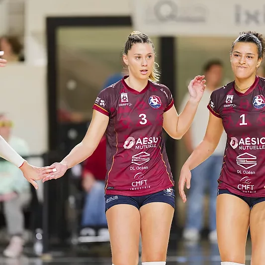 Burdis Bordeaux - Saint-Dié-des-Vosges - Volley-ball - Marie Centelles - Tess Bakana