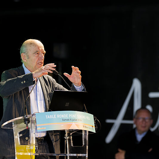 Inauguration pont Simone Veil-14 Inauguration du Pont Simone Veil - Bordeaux - 6 juillet 2024 - Bordeaux Métropole - Alain Juppé